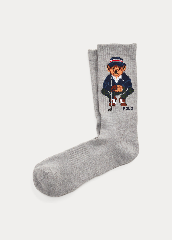 Носки с рисунком медведя Polo Ralph Lauren Bear Crew Socks